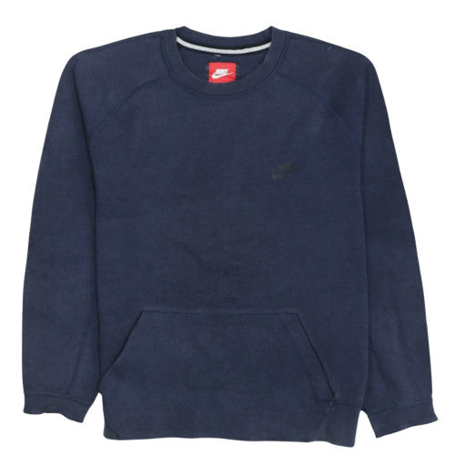 Mens UK Size L Nike Blue Pullover Sweatshirt
