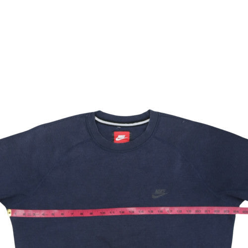 Mens UK Size L Nike Blue Pullover Sweatshirt