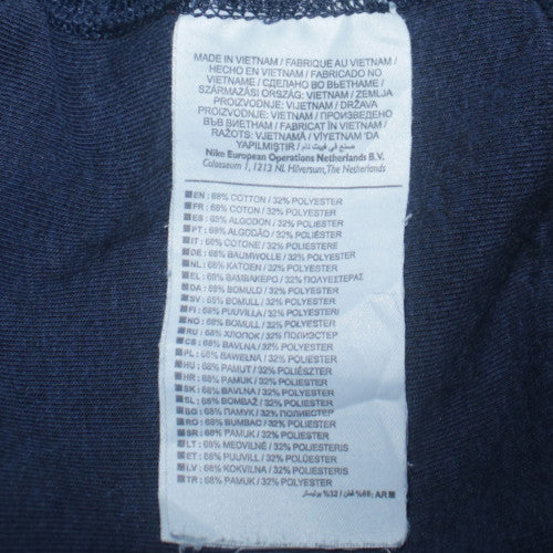 Mens UK Size L Nike Blue Pullover Sweatshirt