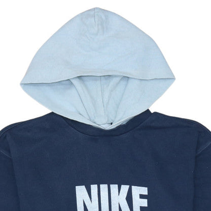 Teens UK Size XL Nike Blue Pullover Hoodie