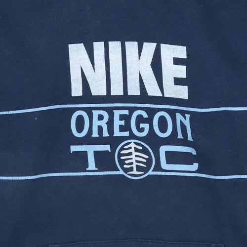 Teens UK Size XL Nike Blue Pullover Hoodie