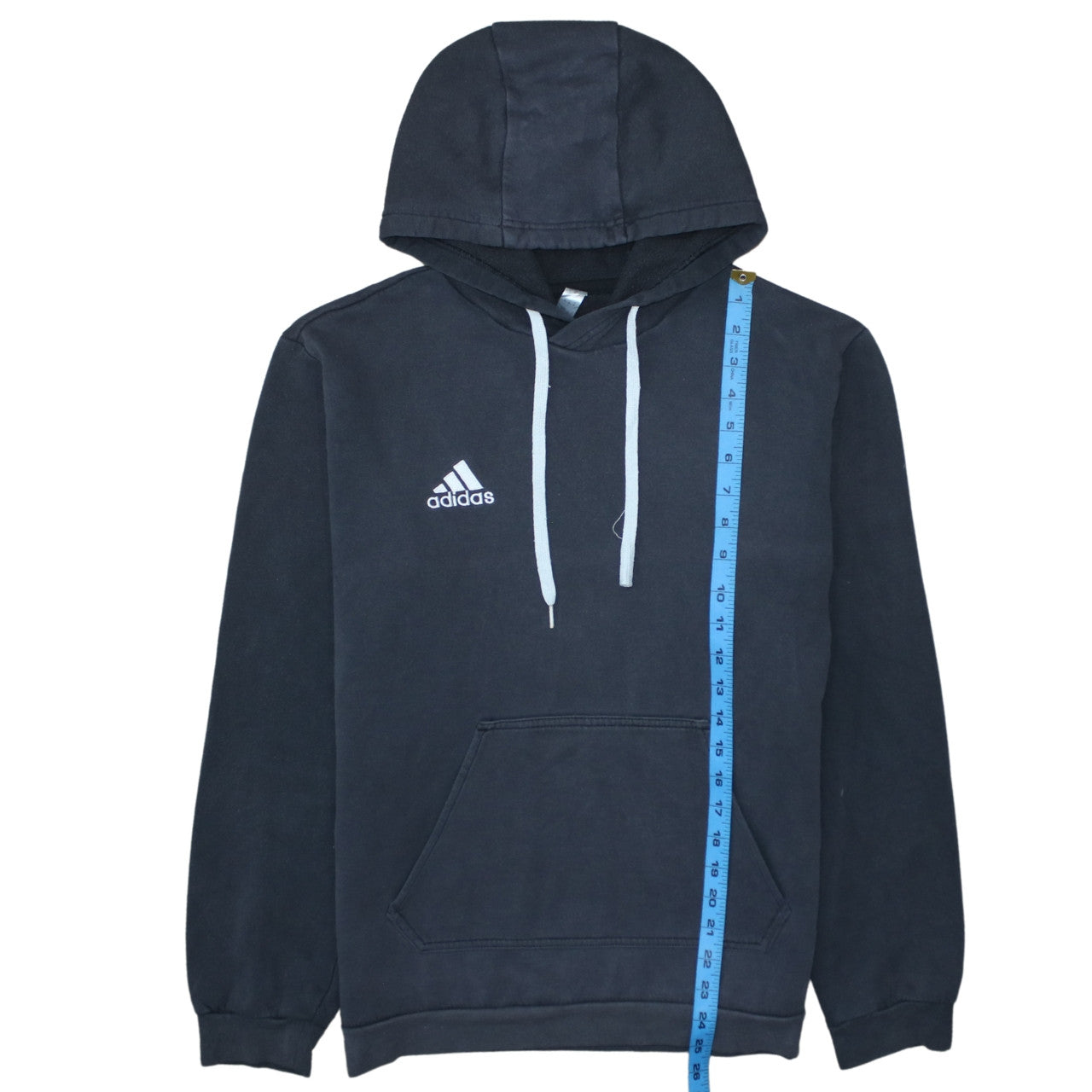 Mens UK Size M adidas Black Pullover Hoodie