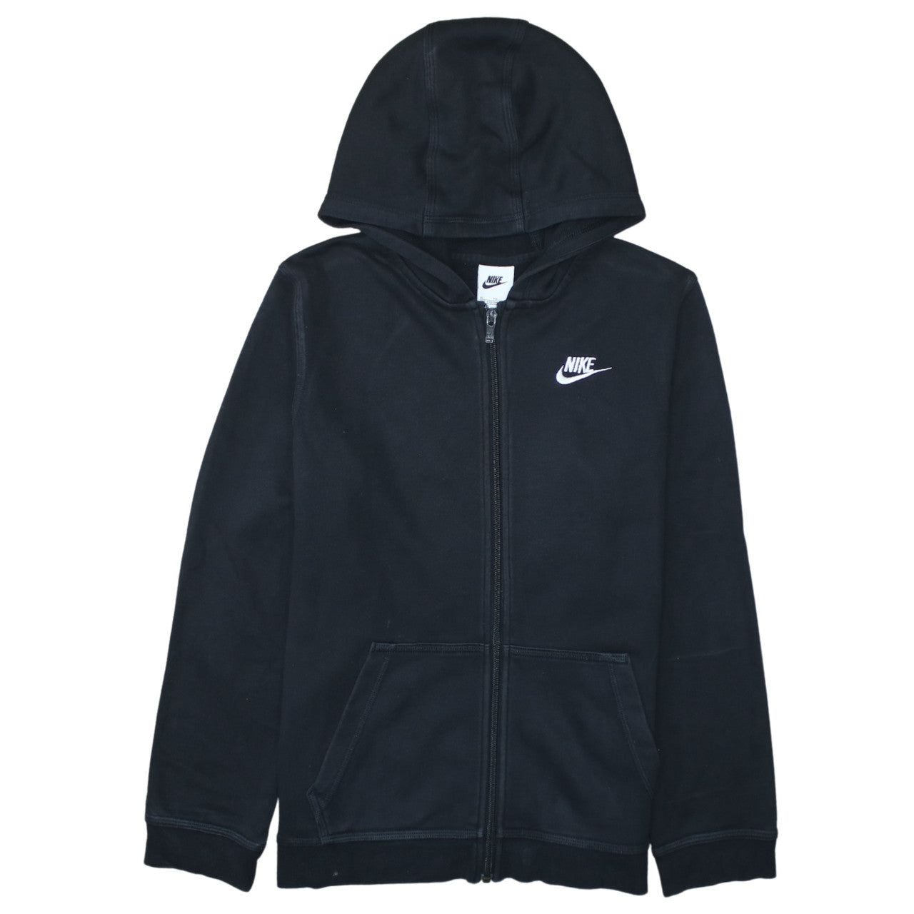 Boys UK Size XL Nike Black Full Zip Hoodie