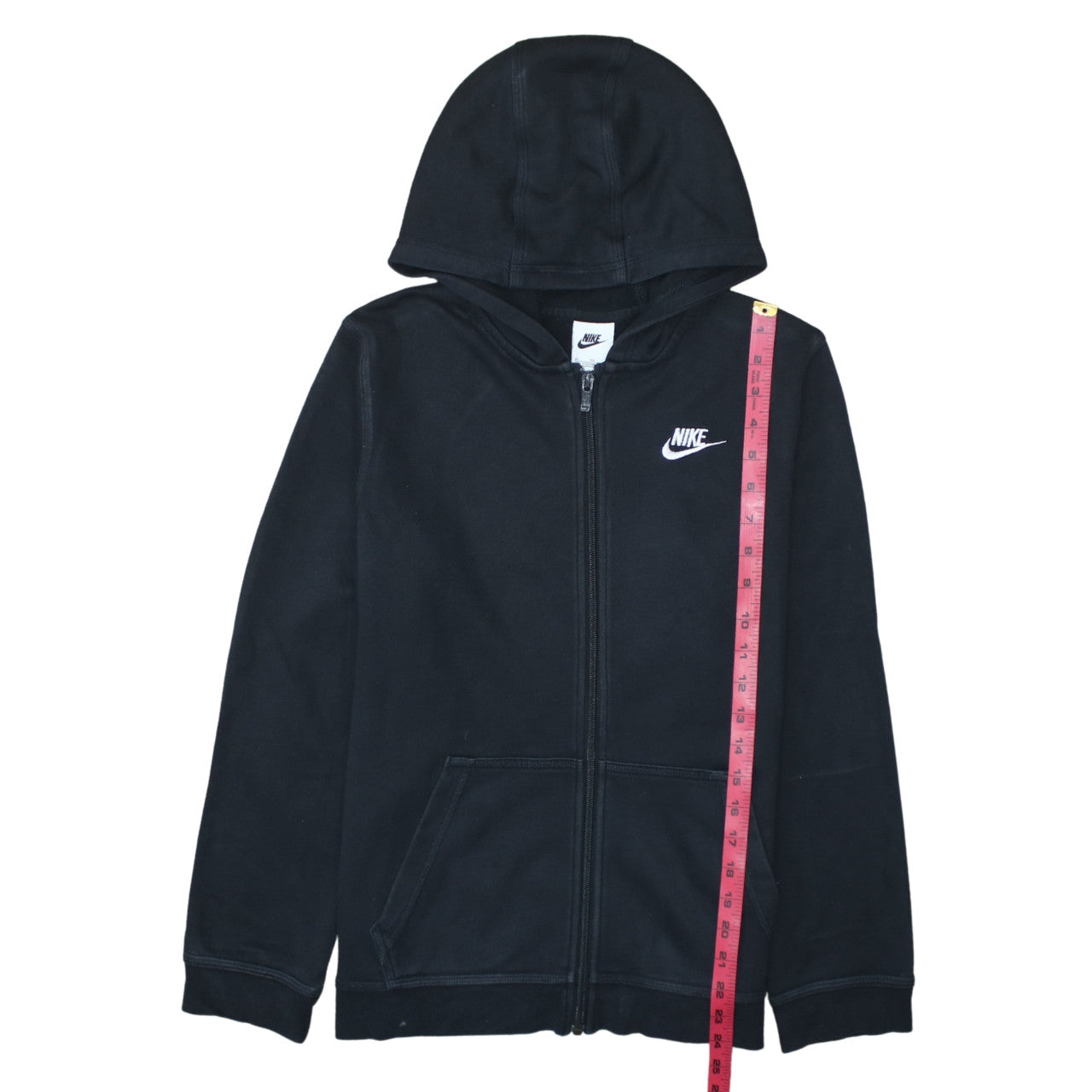 Boys UK Size XL Nike Black Full Zip Hoodie