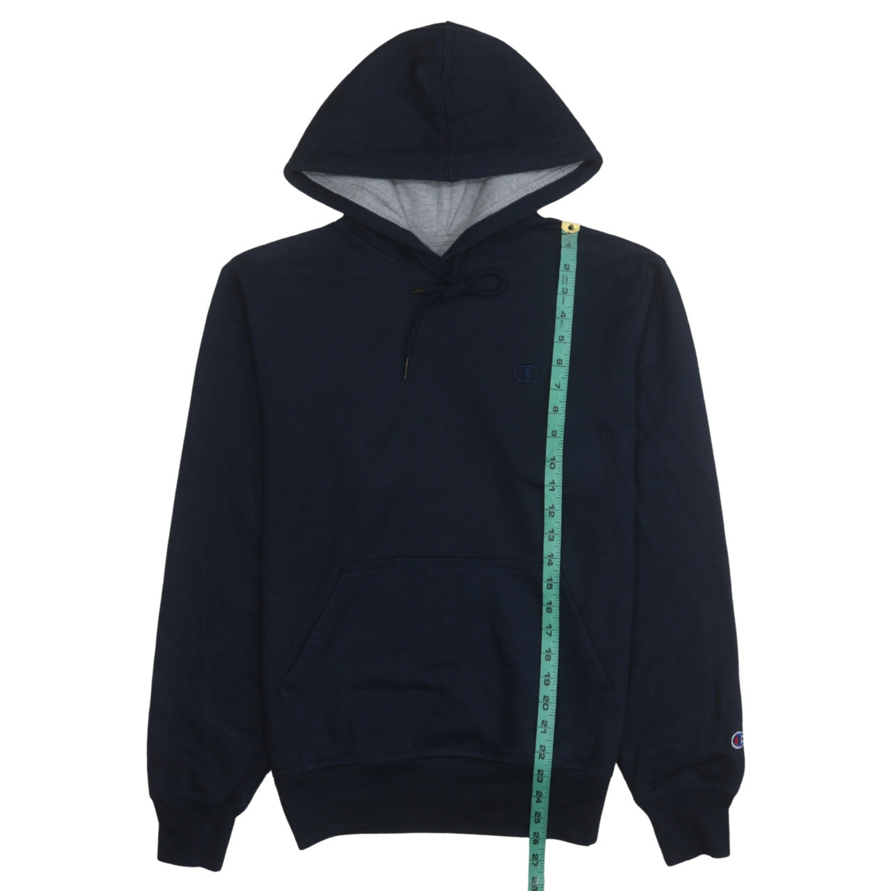 Mens UK Size S Champion Blue Pullover Hoodie