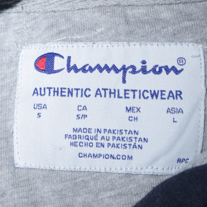 Mens UK Size S Champion Blue Pullover Hoodie