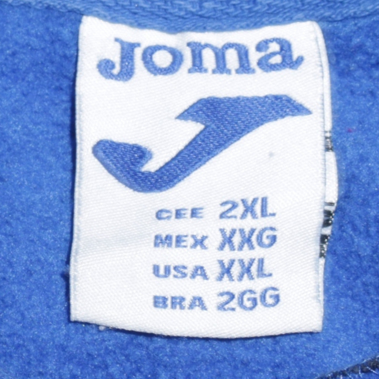 Mens UK Size 2XL Joma Blue Pullover Hoodie
