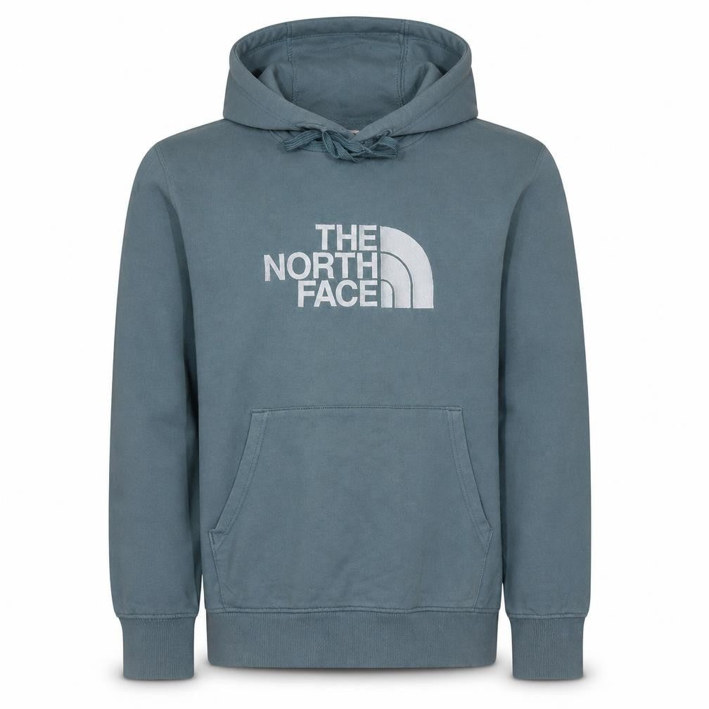 Mens UK Size M The North Face Blue Pullover Hoodie