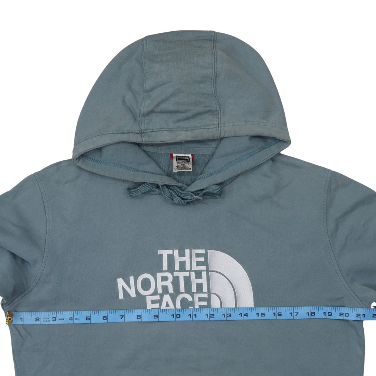 Mens UK Size M The North Face Blue Pullover Hoodie