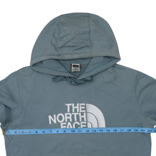 Mens UK Size M The North Face Blue Pullover Hoodie