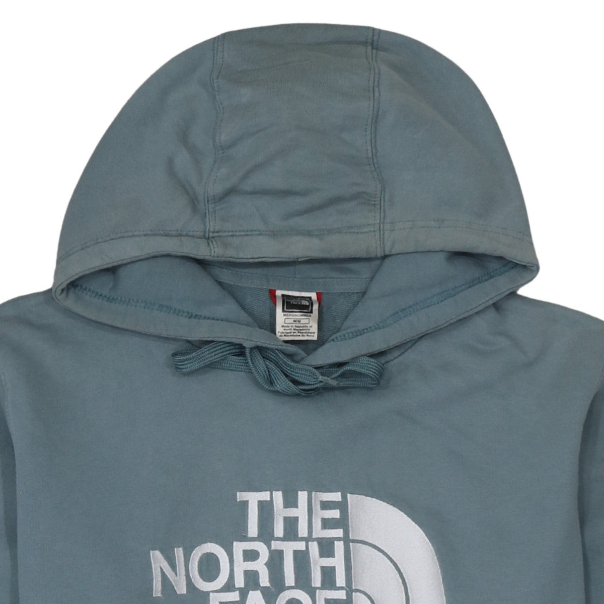 Mens UK Size M The North Face Blue Pullover Hoodie