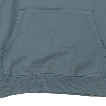 Mens UK Size M The North Face Blue Pullover Hoodie