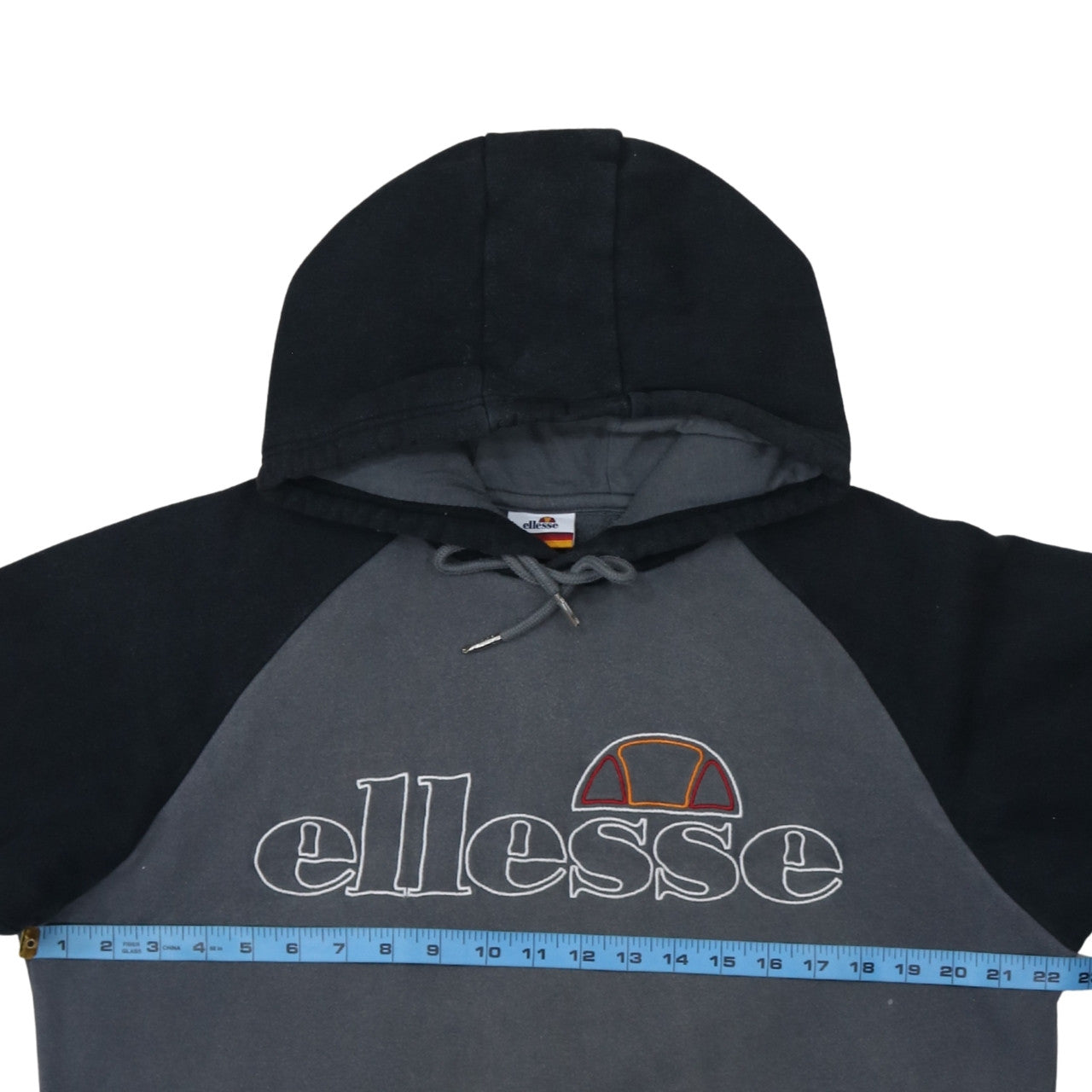 Mens UK Size L ellesse Grey Pullover Hoodie