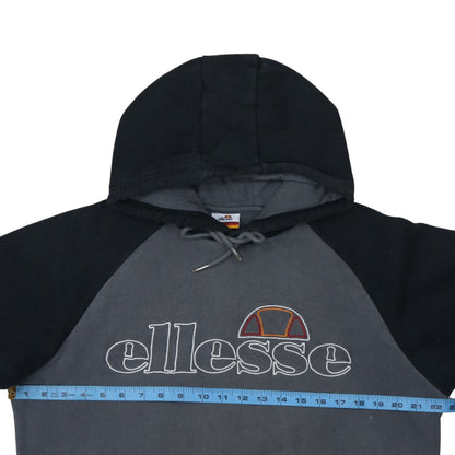 Mens UK Size L ellesse Grey Pullover Hoodie