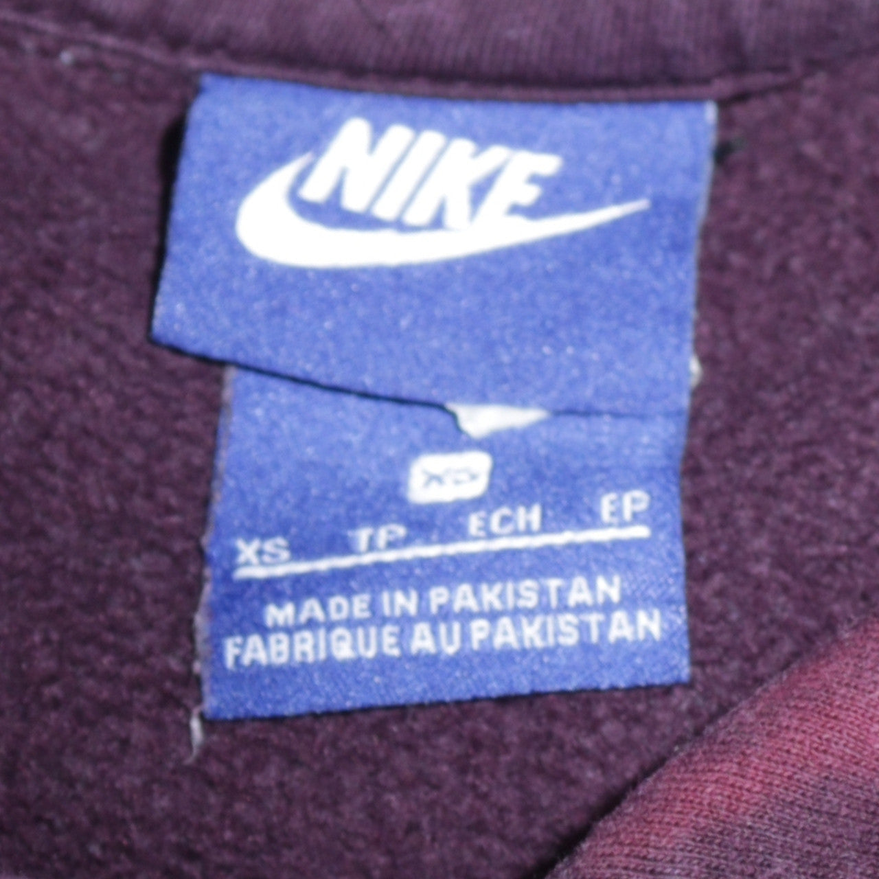 Mens UK Size XS Nike Black Pullover Hoodie