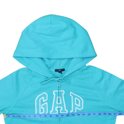 Womens UK Size L Gap Blue Full Zip Hoodie