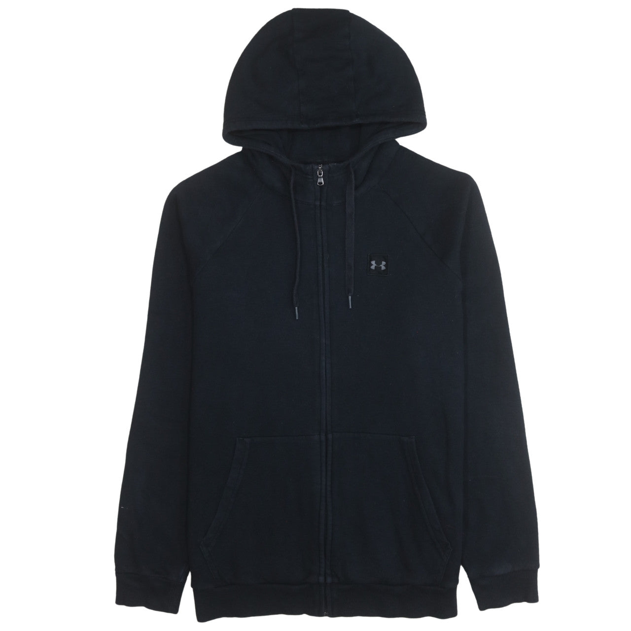 Mens UK Size L Under armour Black Full Zip Hoodie