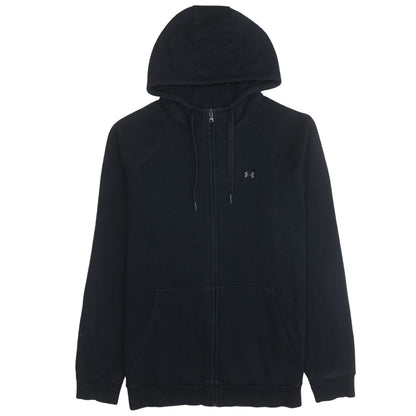 Mens UK Size L Under armour Black Full Zip Hoodie