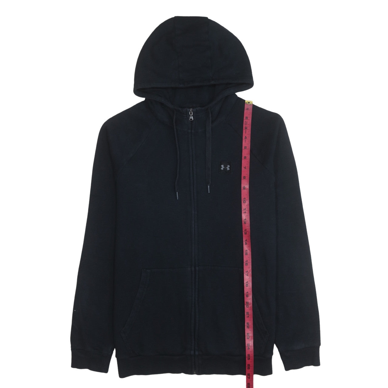 Mens UK Size L Under armour Black Full Zip Hoodie