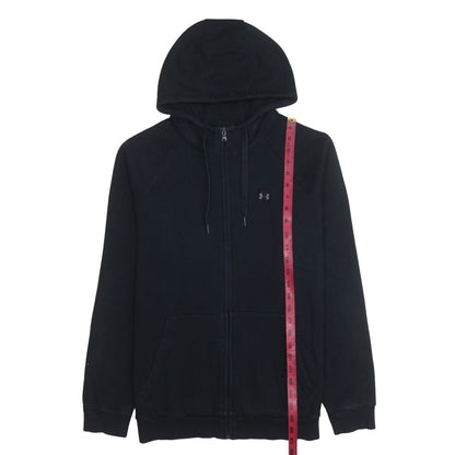 Mens UK Size L Under armour Black Full Zip Hoodie