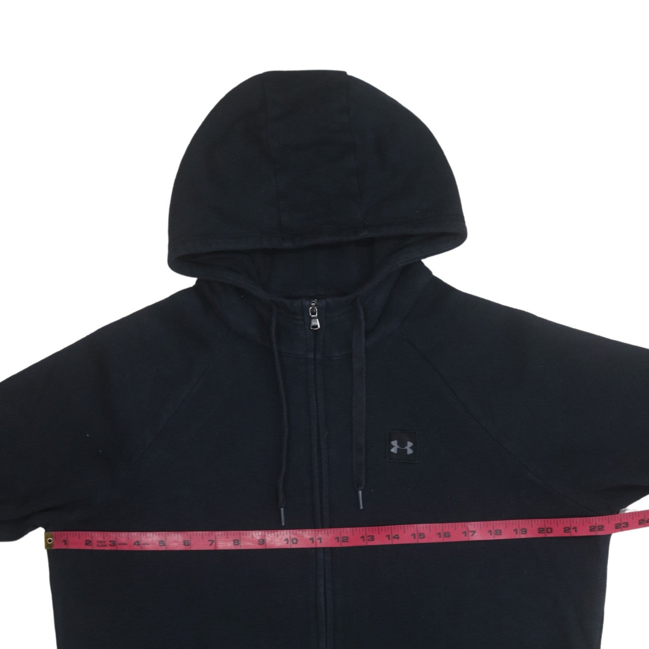 Mens UK Size L Under armour Black Full Zip Hoodie
