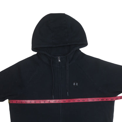 Mens UK Size L Under armour Black Full Zip Hoodie