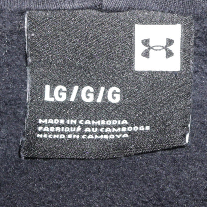 Mens UK Size L Under armour Black Full Zip Hoodie