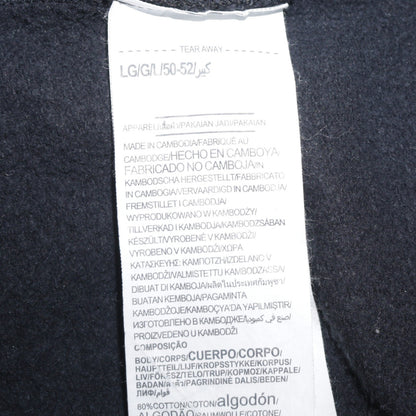 Mens UK Size L Under armour Black Full Zip Hoodie