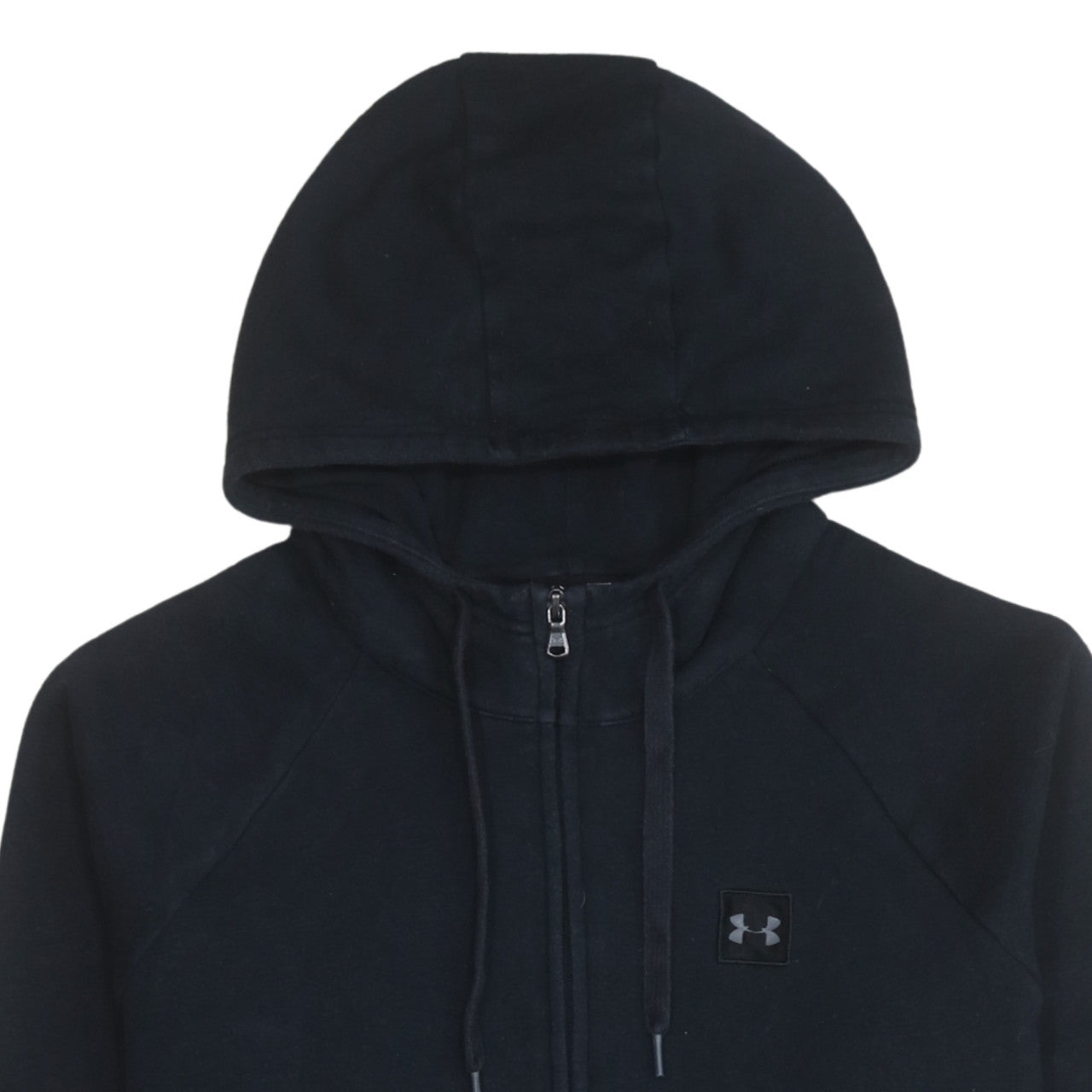 Mens UK Size L Under armour Black Full Zip Hoodie