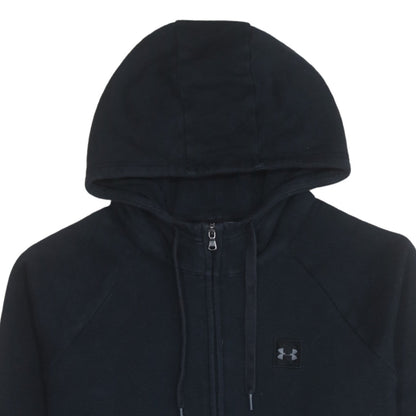 Mens UK Size L Under armour Black Full Zip Hoodie