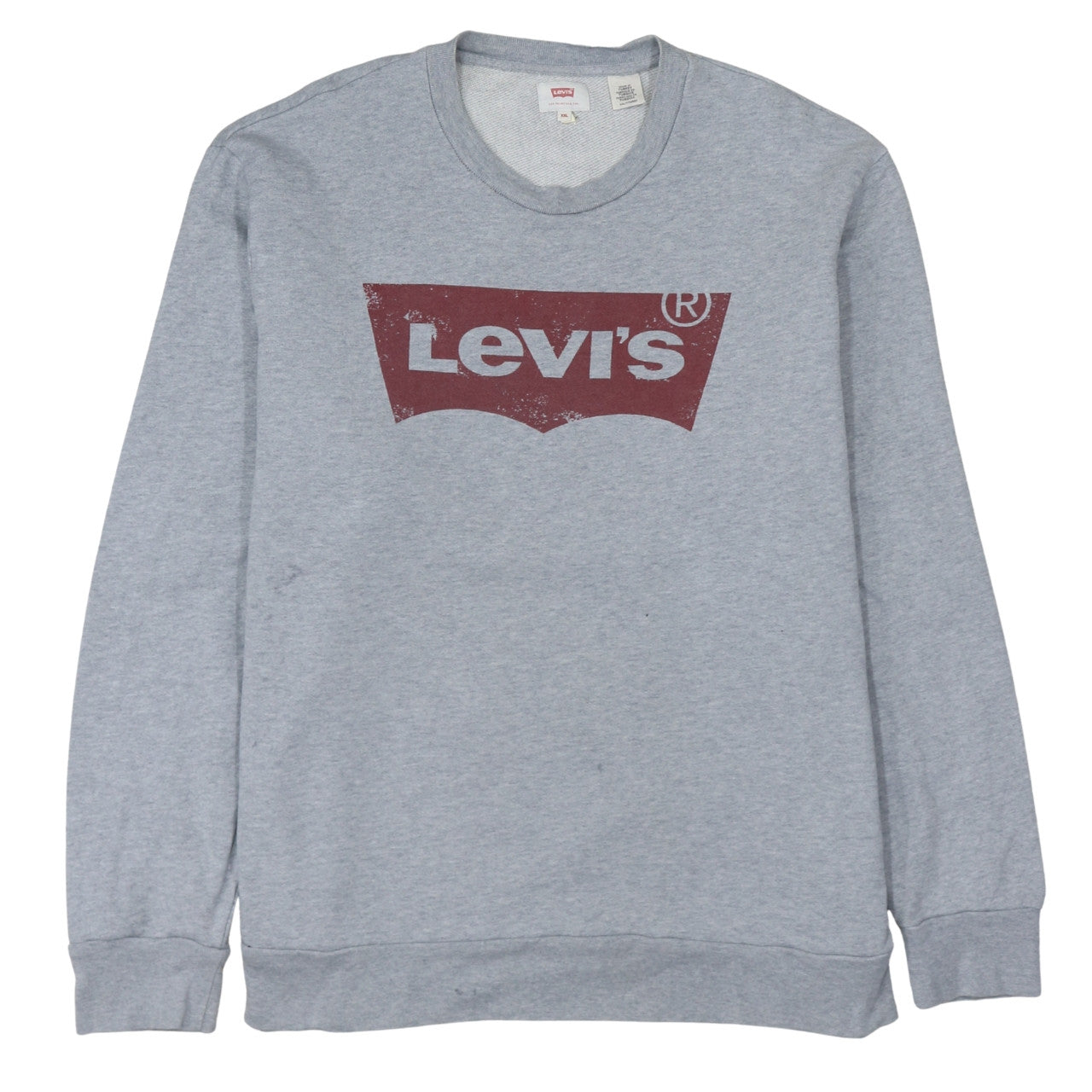Mens UK Size 2XL Levi's Grey Pullover Sweatshirt