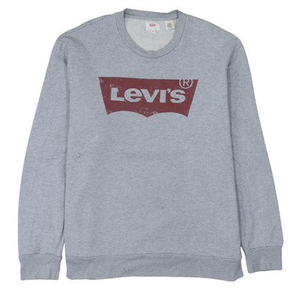 Mens UK Size 2XL Levi's Grey Pullover Sweatshirt
