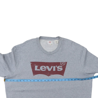 Mens UK Size 2XL Levi's Grey Pullover Sweatshirt