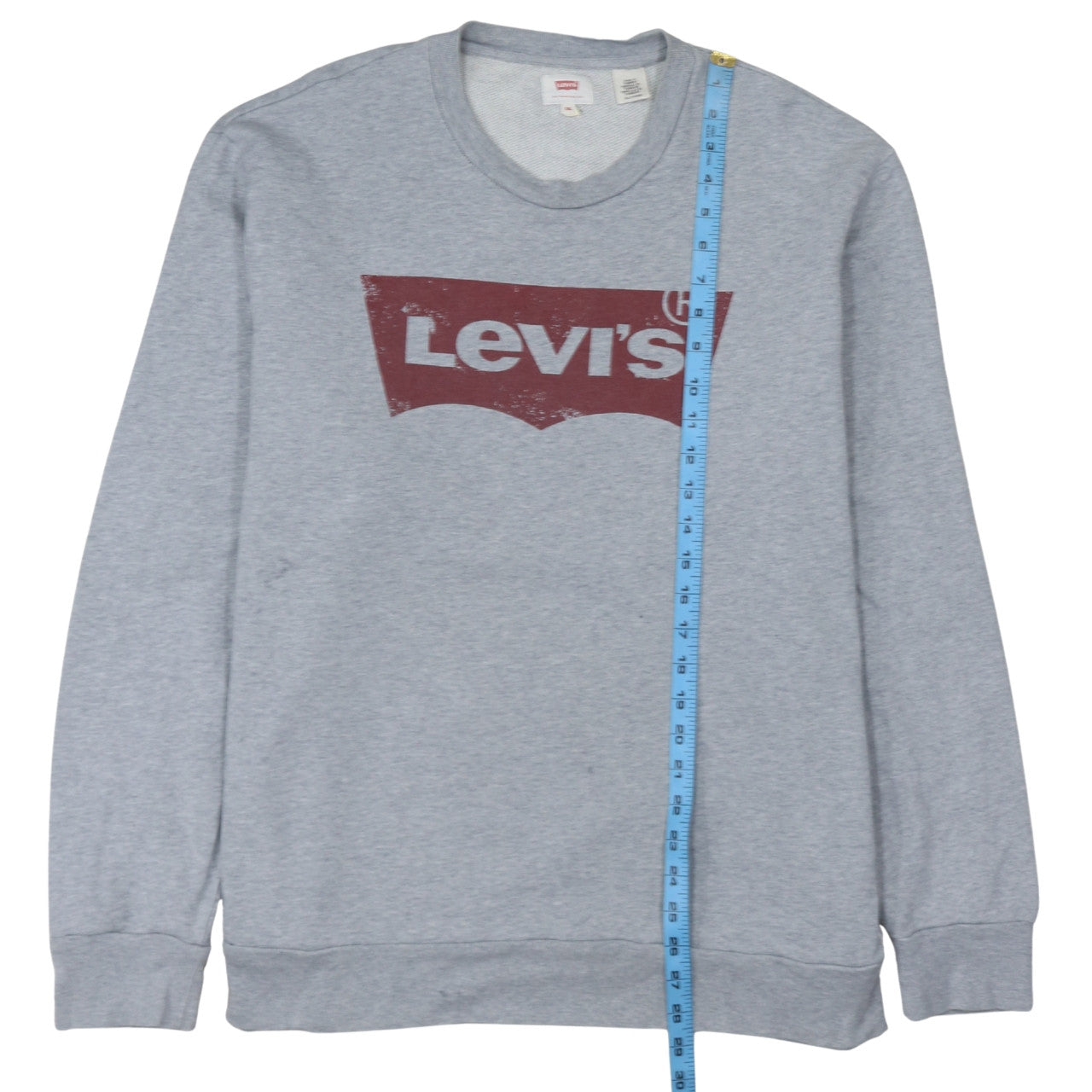 Mens UK Size 2XL Levi's Grey Pullover Sweatshirt