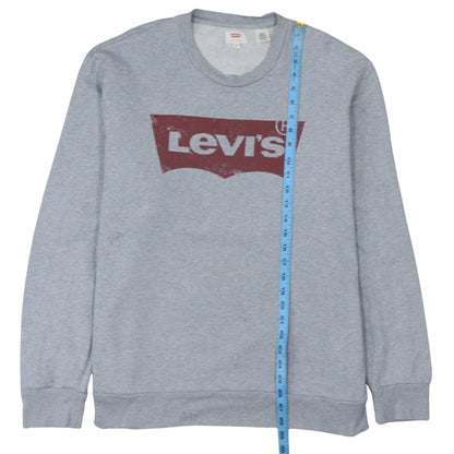 Mens UK Size 2XL Levi's Grey Pullover Sweatshirt