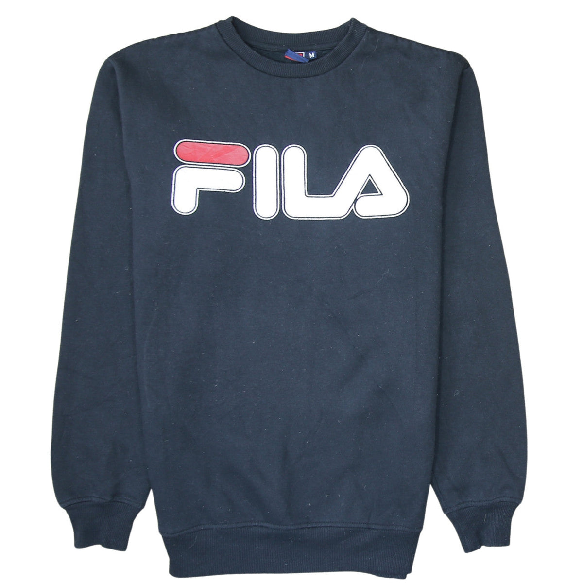 Mens UK Size M FILA Black Pullover Sweatshirt