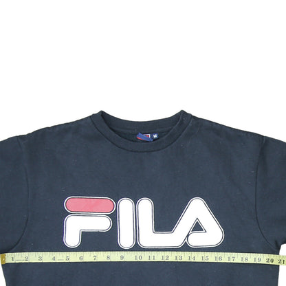 Mens UK Size M FILA Black Pullover Sweatshirt