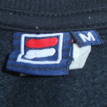 Mens UK Size M FILA Black Pullover Sweatshirt