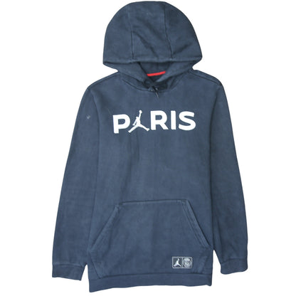 Mens UK Size L Jordan Blue Pullover Hoodie