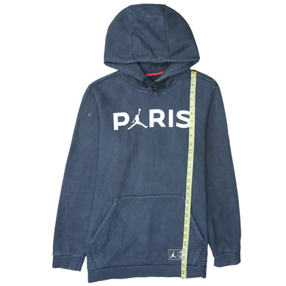 Mens UK Size L Jordan Blue Pullover Hoodie