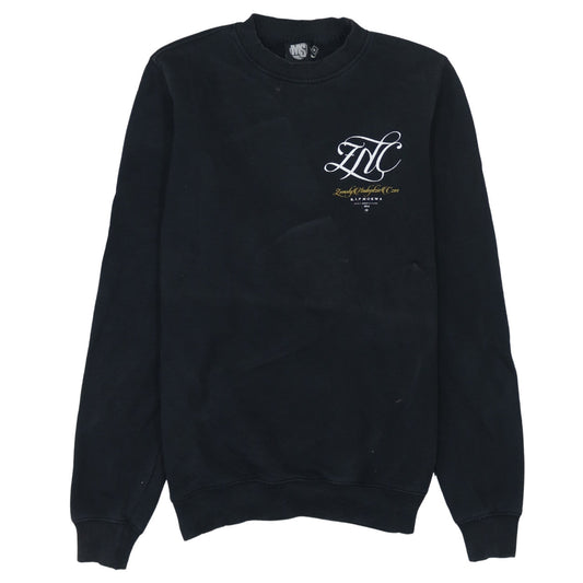 Mens UK Size M Miejski Sort Black Pullover Sweatshirt