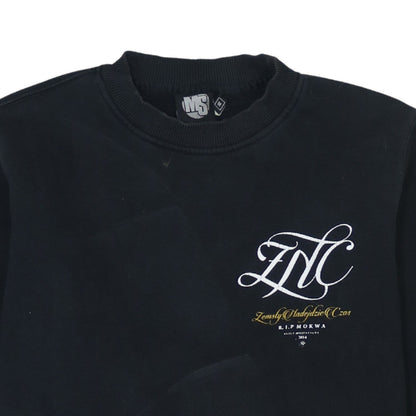 Mens UK Size M Miejski Sort Black Pullover Sweatshirt