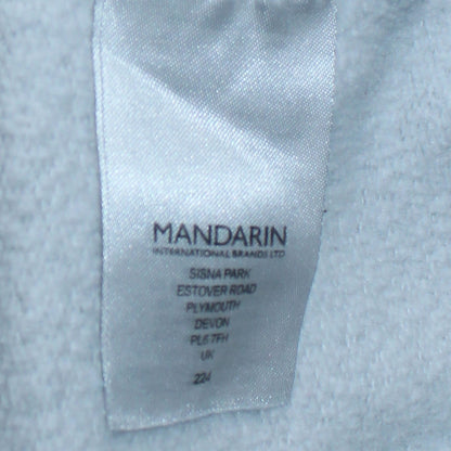 Unisex Adults UK Size 2XL Mandarin Grey Pullover Sweatshirt