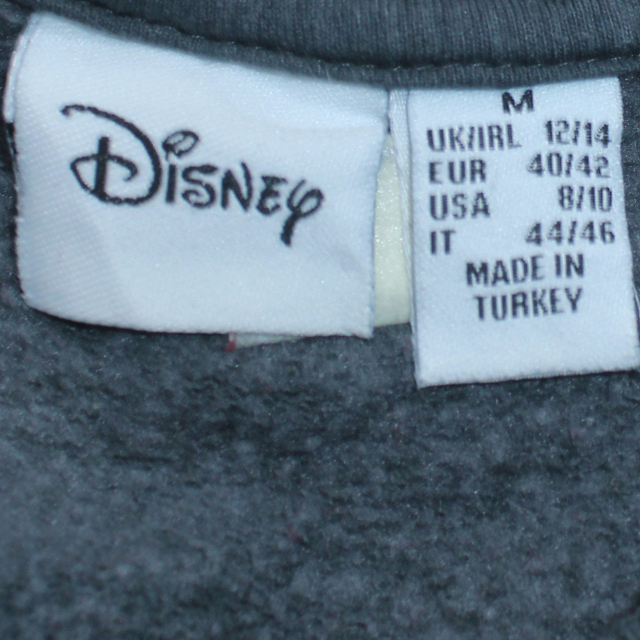 Womens UK Size M Disney Black Pullover Sweatshirt