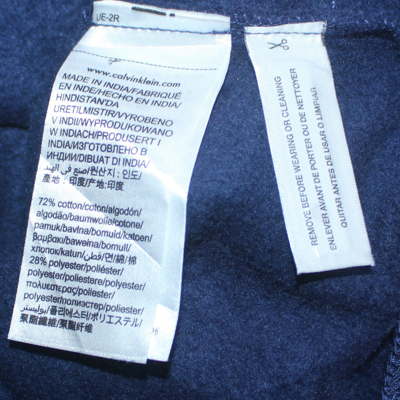 Mens UK Size S Calvin Klein Blue Pullover Sweatshirt
