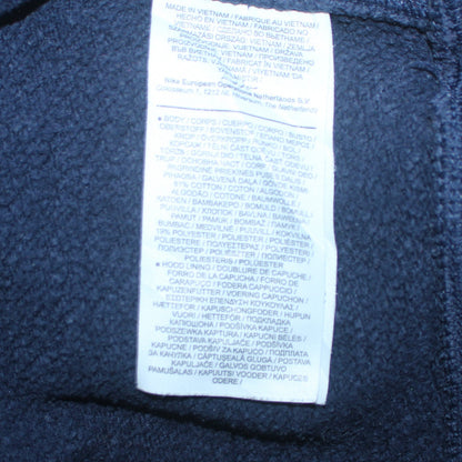 Mens UK Size M Nike Blue Pullover Hoodie