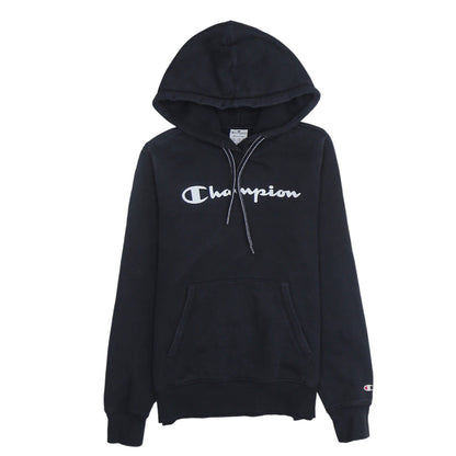 Womens UK Size M Champion Black Pullover Hoodie