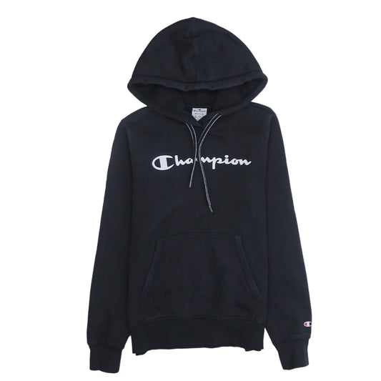 Womens UK Size M Champion Black Pullover Hoodie