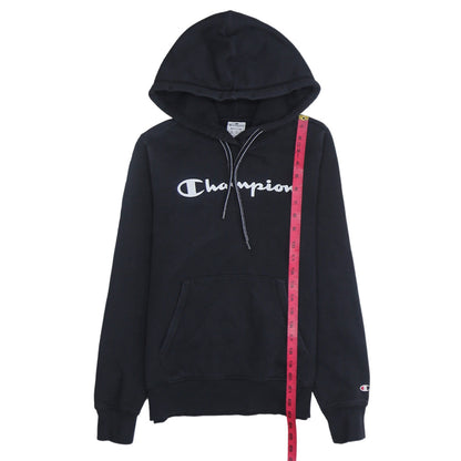 Womens UK Size M Champion Black Pullover Hoodie