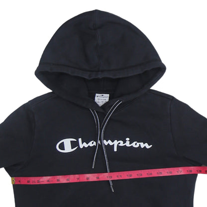 Womens UK Size M Champion Black Pullover Hoodie